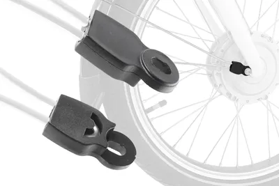 Produktbild von 2 Stück Fahrrad Schutzblech Befestigung Clip Halterung V Streben schwarz