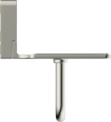 Produktbild von REIKA Toilettenpapierhalter Ovaro mit Ablage magnetisch edelstahl matt ohne Montageplatte