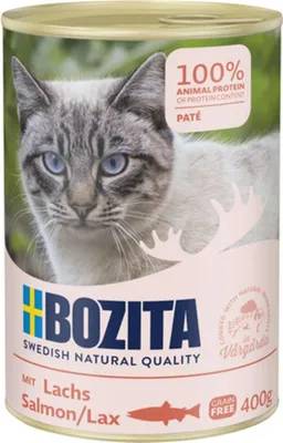 Zdjęcie produktu dla Bozita Pasztet z Łososiem dla Kota 400 g
