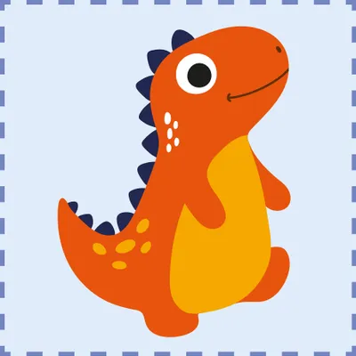 Produktbild von Baby Kinder Handtuch Seiftuch - Dino - 100% Baumwolle - 30x30 cm - süße Tier Motive