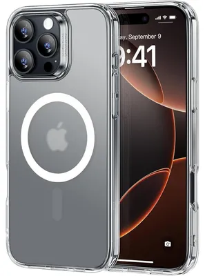 Produktbild von Schutzhülle MagSafe Kompatibel Stoßfest Militärstandard Vergilbungsbeständig Kratzfest für iPhone 16 Pro Max Mattiert