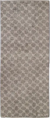 A close-up view of a towel with a repeating pattern.