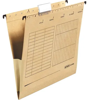 Produktbild von herlitz Hängetasche UniReg easyorga, A4, Leinenfröschen, 1 Stück