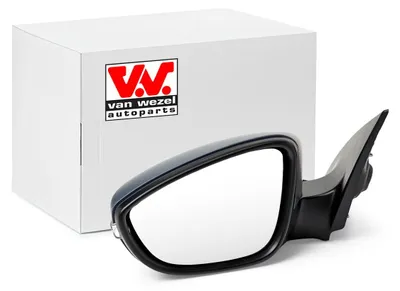 Produktbild von VAN WEZEL 5849807 Außenspiegel Seitenspiegel Links für VW SCIROCCO (137, 138) Asphärisch Beheizt Grundiert