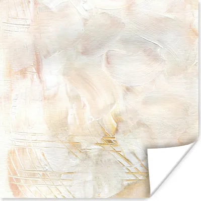 Produktbild von MuchoWow® Poster Taupe - Design - Abstrakt 100x100 cm - Babyzimmer