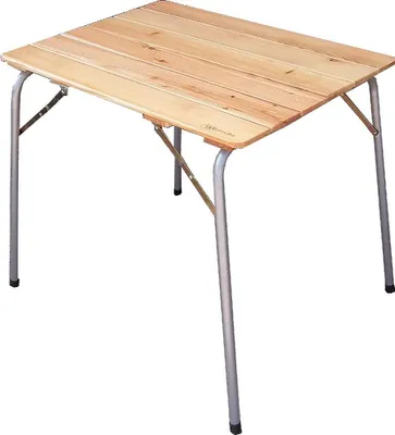 Klapptisch für Wohnmobil, Lärche, 80x60 cm, mit Tasche
