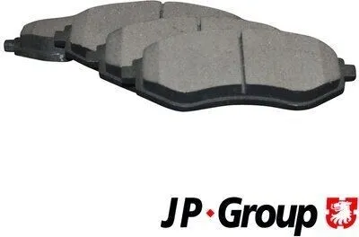 Produktbild von JP GROUP 3263600210 Bremsbeläge Satz Vorne für CHEVROLET Aveo / Kalos Schrägheck (T250, T255) für DAEWOO KALOS (KLAS)