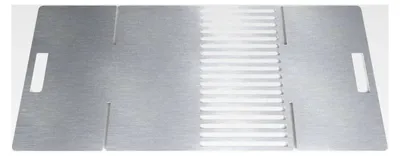 Produktbild von Grillrost/Plancha mit Ablage aus Edelstahl für Feuertonne und Feuerkorb