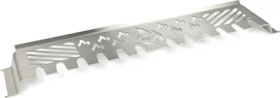 Produktbild von Edelstahl Multistation | Warmhalterost für Napoleon Rogue 425, Freestyle 425, Legend 425 | mit Drumstick Halterung | 3mm stark