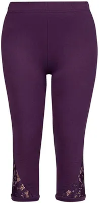 Produktbild von RED by EMP Damen Leggings mit Spitze lila L