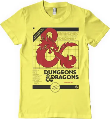 Produktbild von Dungeons & Dragons - 3 Volume Set T-Shirt - X-Large - Yellow