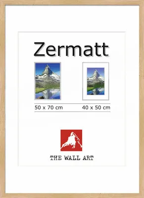 Produktbild von Bilderrahmen MDF Zermatt Eiche-Optik 50x70 cm