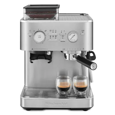 Produktbild von KitchenAid Espressomaschine Integrierte Kaffeemühle Edelstahl 5KES6551ESX