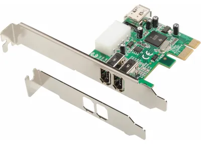 Produktbild von Dawicontrol DC-1394 PCIe, PCIe, IEEE 1394/Firewire, Texas Instruments XIO2200A, 400 Mbit/s, Kabelgebunden, Microsoft Windows XP/Vista/7/8/8.1/10/11, 32 & 64 Bit