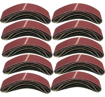 Obrázek produktu pro 10 kusů brusných pásů pro brusky (100 mm x 915 mm, zrnitost 120)