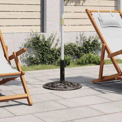 Produktbild von vidaXL Sonnenschirmständer Bronze 12 kg 48 cm Gusseisen