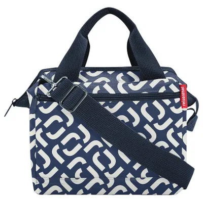 Produktbild von Reisenthel allrounder cross, Frau, Schultertasche, Reißverschluss, Blau, Weiß, Muster, Blau