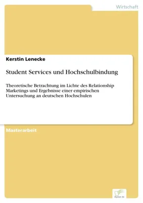 Produktbild von Student Services und Hochschulbindung