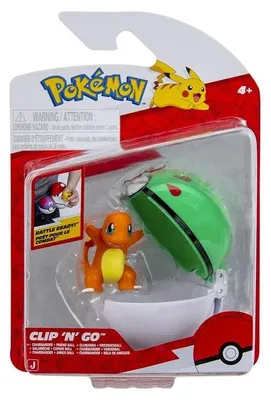 Image de Figurine Pokémon Salamèche avec une Poké Ball multicolore  Multicolore Taille unique