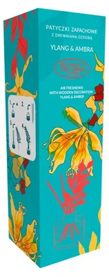 Image de Bâtonnets parfumés avec décor en bois, senteur Ylang-Ylang et Ambre, pour parfumer vos placards
