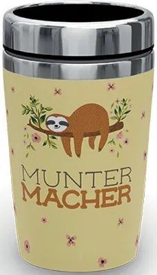 Produktbild von Zeit für Dich Edelstahl Thermobecher to go 250 ml Muntermacher