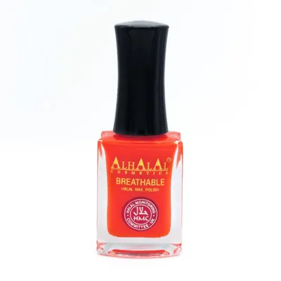 Produktbild von AL-175 SANAM Halal Atmungsaktiver Nagellack Orange | Alkoholfrei & Vegan