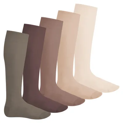 Produktbild von Footstar EVERYDAY! 5 PAAR Damen & Herren Kniestrümpfe - Natur 43-46