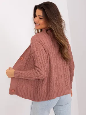Produktbild von Badu Button-Down-Pullover für Damen Agatha dunkelpink Universal
