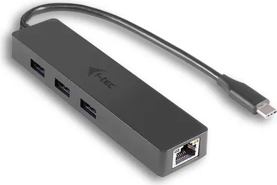 Produktbild von i-tec USB 3.1 Type C SLIM HUB 3 Port + Gigabit Ethernet