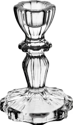 Obrázek produktu pro Skleněný svícen Patricia 7,5 x 11 cm, čirý, 1 ks