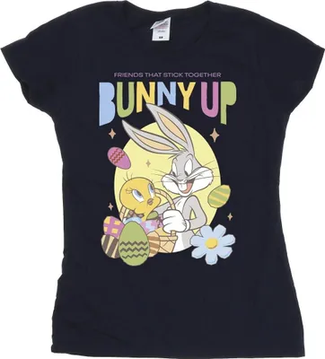 Produktbild von Looney Tunes - "Bunny Up" T-Shirt für Damen BI28842 (S) (Marineblau)
