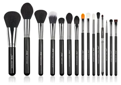 Obrázok produktu pre Profesionálna sada make-up štetcov, 15 kusov, určená na líčenie očí