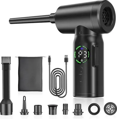 Obrázek produktu pro Bezdrátový vysavač, černý, 3 rychlosti, LED