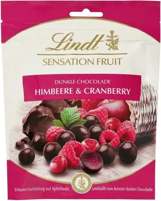Produktbild von Lindt Sensation Fruit Himbeere & Cranberry 150g