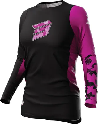 Produktbild von Shot Contact Shelly 2.0 Damen Motocross Jersey, schwarz/pink, S