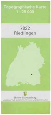 Zdjęcie produktu dla Mapa topograficzna Badenii-Wirtembergii Riedlingen