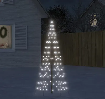 Image de Maison Exclusive - Sapin de Noël LED, 200 LED, lumière blanche froide, 180 cm