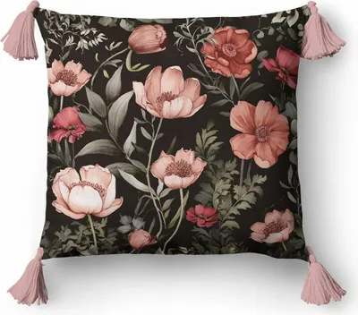 Image de Taie d'oreiller décorative 45x45 Floral