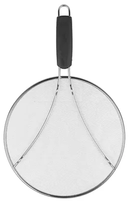 Image de Couvercle anti-éclaboussures pour poêle - Couvercle anti-éclaboussures - Acier inoxydable - 25 cm - 1 pièce - Argent