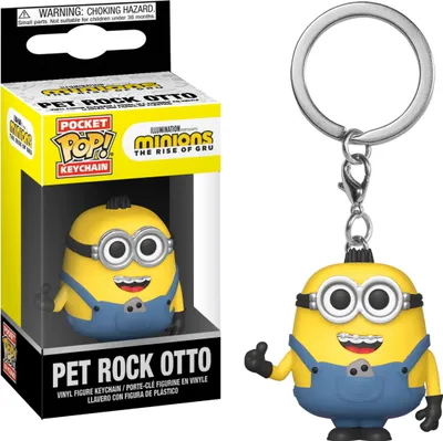 Produktbild von Minions - Pet Rock Otto  - Schlüsselanhänger Funko Pocket POP! Keychain