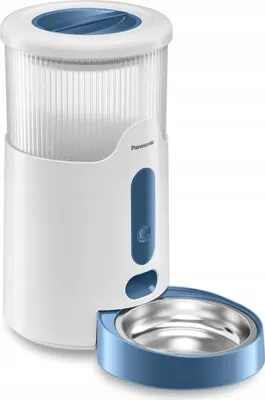 Produktbild von Panasonic CP-JNF01CW Futter-/Wasserspender für Hunde/Katzen Kunststoff Edelstahl Weiß Universal Haustierfutterautomat