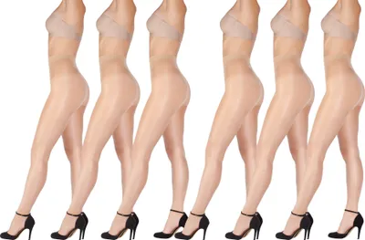Produktbild von Giulia 15 Den Sommerfeinstrumpfhose mit Komfortbund Infinity 15 Den (6er Set) Naturale M