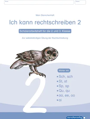 Produktbild von Ich kann rechtschreiben 2. Schüler-Arbeitsheft für die 2. und 3. Klasse