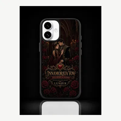Produktbild von iPhone 16 Hülle Handyhülle Schutzhülle Case mit Liebesschwur Motiv – LUNØIR ©