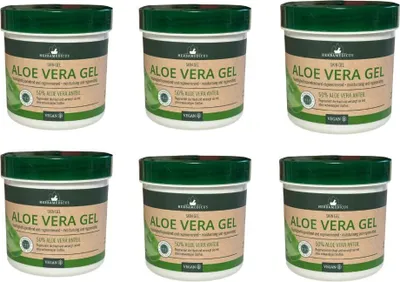Produktbild von 6x250 ml Herbamedicus Aloe Vera Gel Feuchtigkeitsspendendes