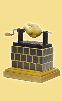 Produktbild von Räucherofen mit Grillhänchen Höhe= 10cm NEU