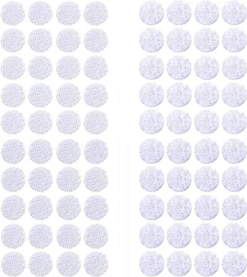 Produktbild von Klettpunkte Selbstklebend,200 Stück Self Adhesive Klett Punkte 25mm Klett Klebe Punkte für Heim,Schule,Büro DIY (100 Paar)