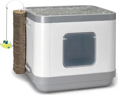 Produktbild von Karlie Katzentoilette Cube II grau