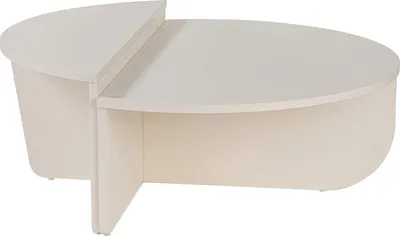 Image de Feyre - Table Basse, 90x60x35h cm, Blanc, Charge Maximale 15 kg