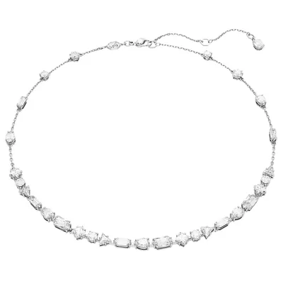Produktbild von SWAROVSKI Damen Halskette Weiß Rhodiniert Zirkonia MESMERA 5676989